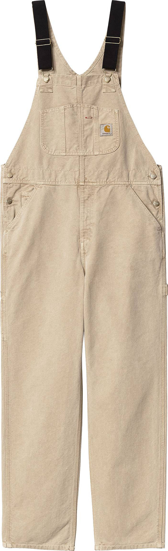  Carhartt Wip Salopette Bib Overall Dusty H Brown Faded Uomo Beige