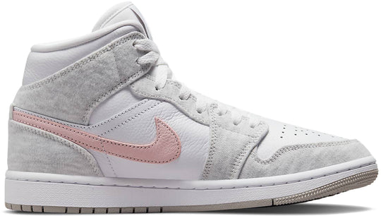  Jordan 1 Mid Se Light Iron Ore W Donna Grigio