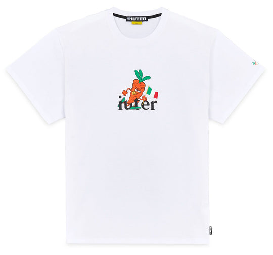  Iuter T-shirt Carrots Racing Tee White Uomo Bianco