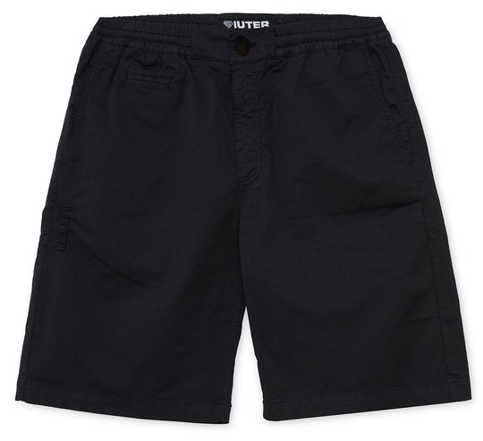  Iuter Short Jogger Black Uomo Nero