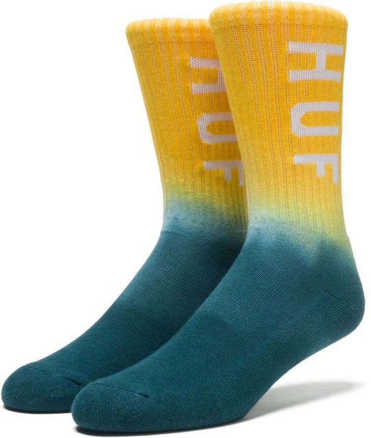  Huf Calze Henry Crew Sock Teal Uomo Giallo