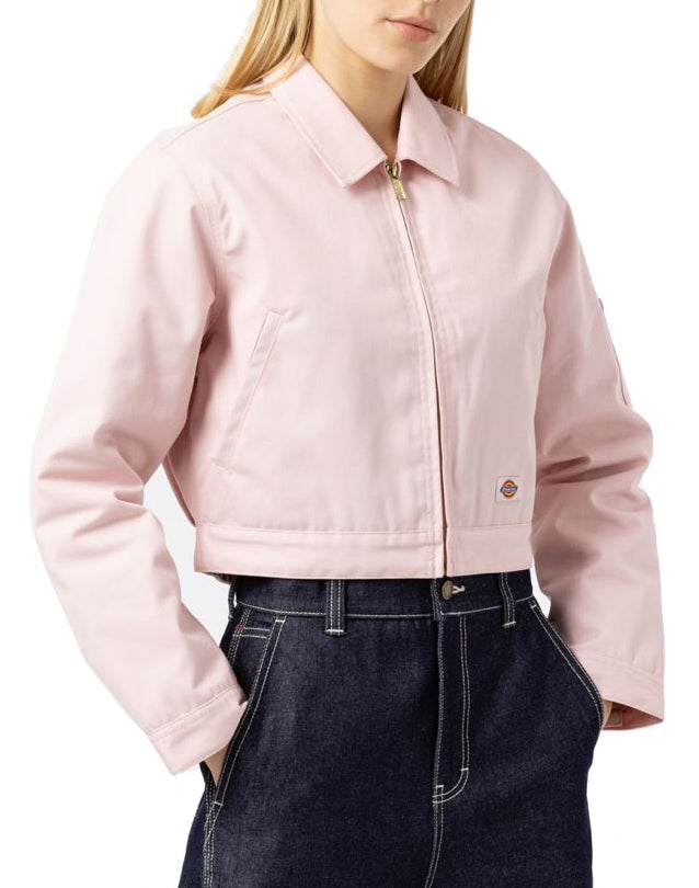  Dickies Giacca Lined Eisenhower Cropped W Rec Light Pink Rosa Donna - 1