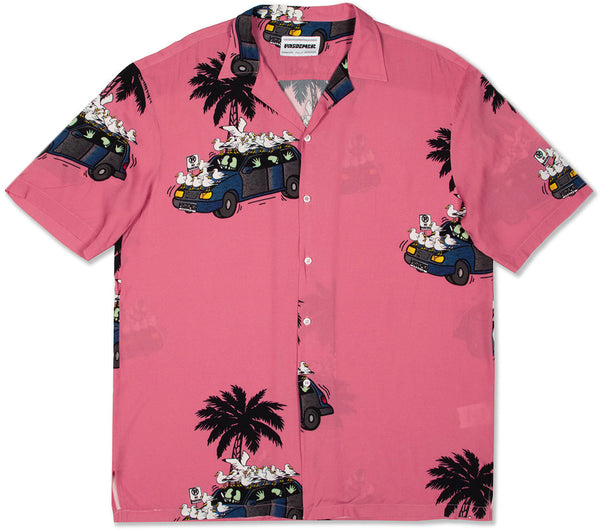 Pas De Mer camicia No Parking Shirt old pink