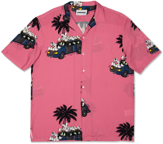  Pas De Mer Camicia No Parking Shirt Old Pink Uomo Rosa