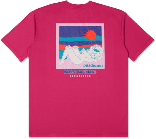  Pas De Mer T-shirt Mountains Fucsia Uomo Rosa