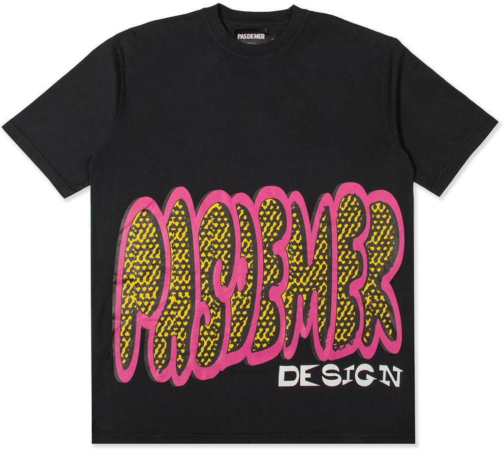  Pas De Mer T-shirt Pdm Design Black Nero Uomo - 1