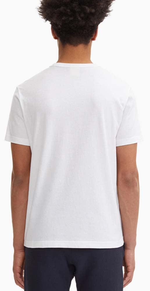  Champion T-shirt Crewneck Logo White Bianco Uomo - 3