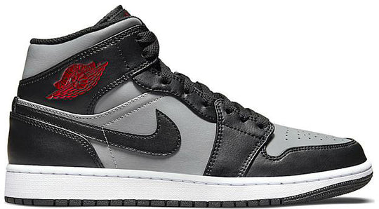  Jordan 1 Mid Shadow Red Uomo Grigio