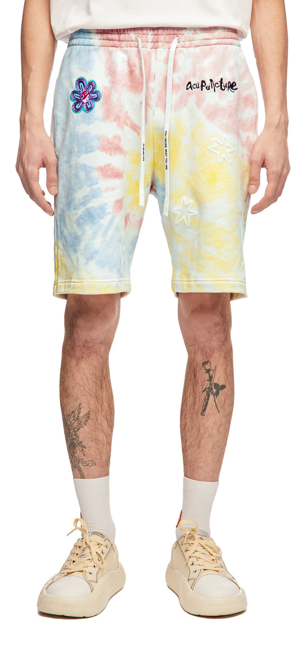 Acupuncture short Tie Dye multicolor