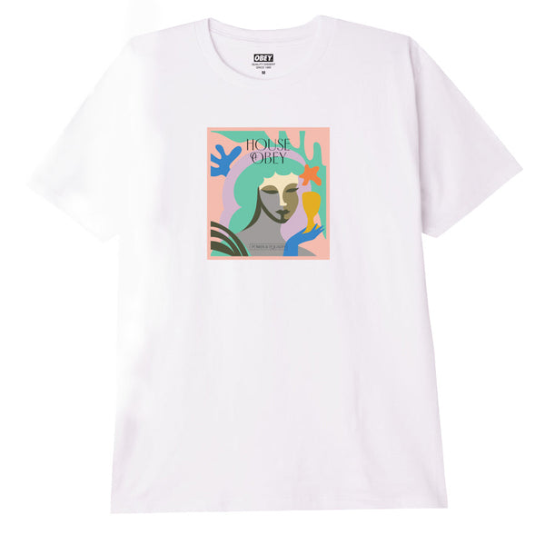 Obey t-shirt kiyoshi Classic tee white