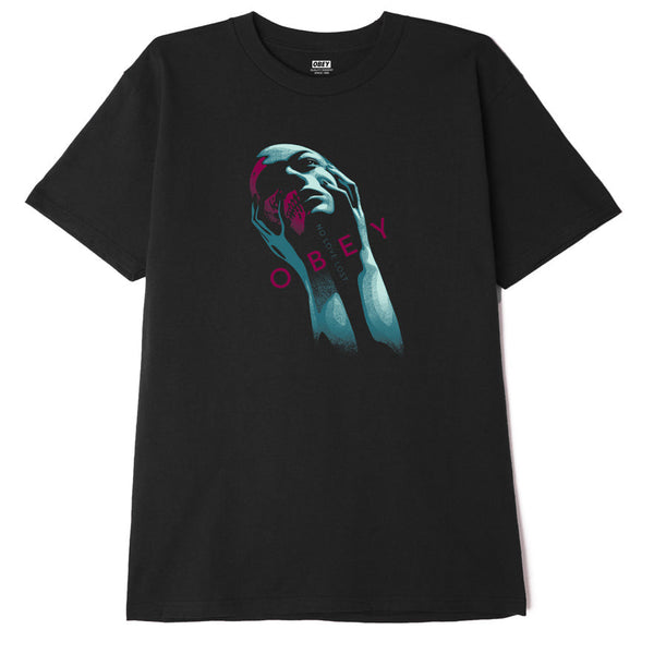 Obey t-shirt Atmospheric Isolation Classic tee Black