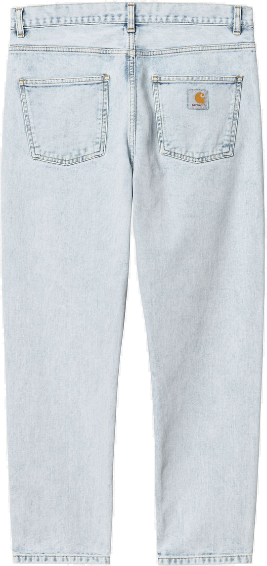  Carhartt Wip Pantaloni Jeans Newel Pant Blue Sun Washed Uomo