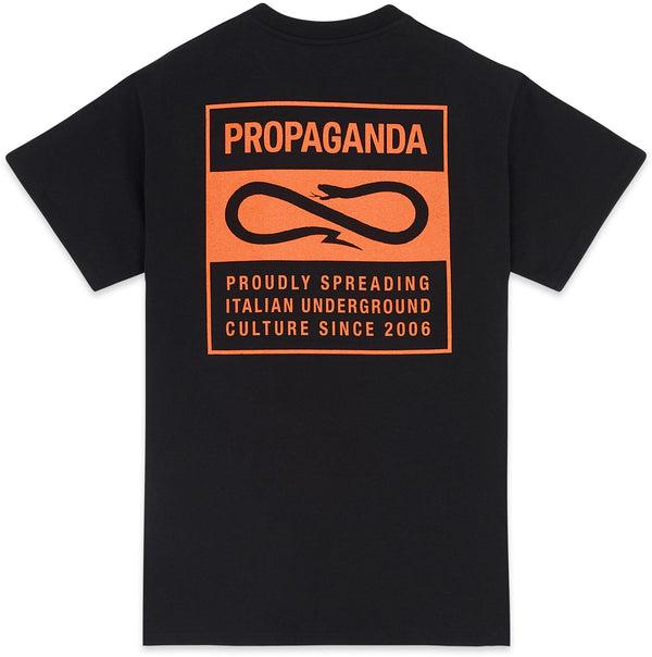 Propaganda t-shirt Label tee Black