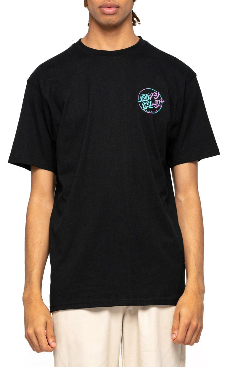  Santa Cruz T-shirt Divide Dot Tee Black Nero Uomo - 2