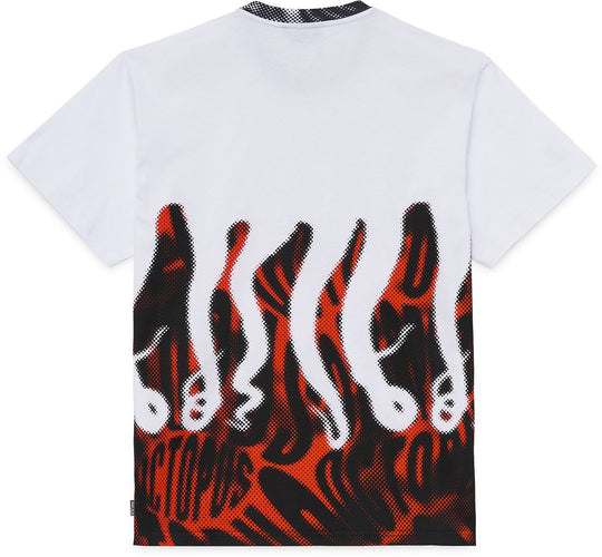  Octopus T-shirt Halftone Tee White Uomo Bianco
