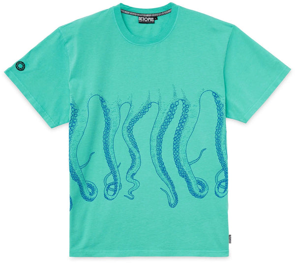 Octopus t-shirt Dyed Tee acquamarin