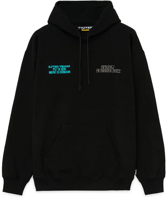  Iuter Felpa Acronym Hoodie Black Uomo Nero