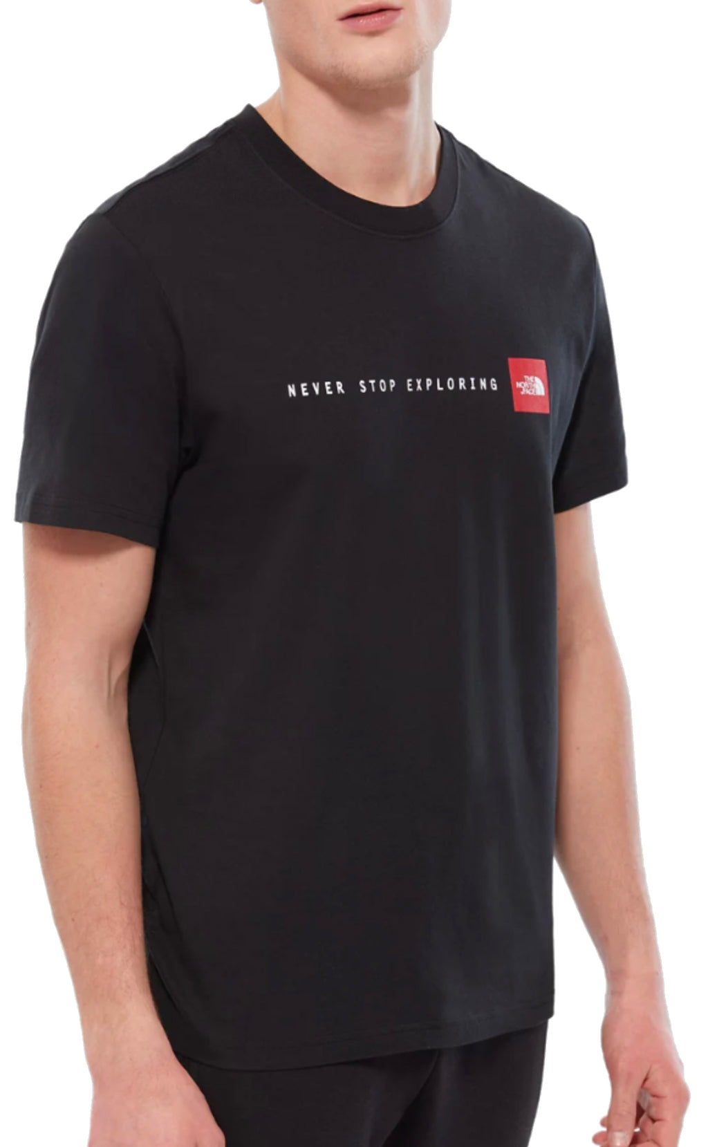  The North Face T-shirt M S/s Never Stop Exploring Tee Black Nero Uomo - 1