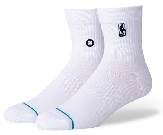 Stance Calze Logoman St Quarter Socks White Uomo Bianco
