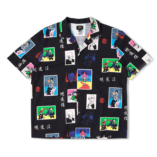  Edwin Camicia Toshio Saeki Shirt Uomo Nero