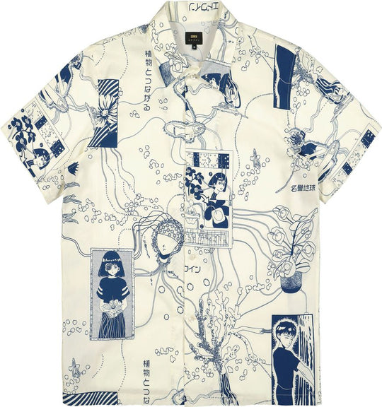  Edwin Camicia Wires Bloom Shirt Uomo Bianco