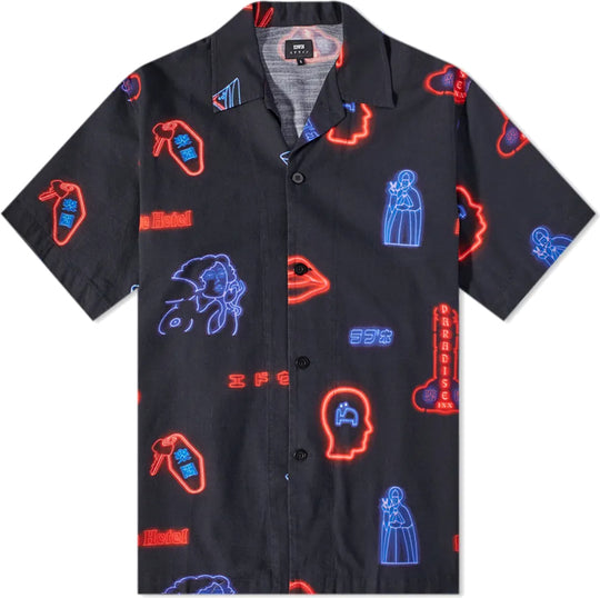  Edwin Camicia Paradise Inn Shirt Uomo Nero