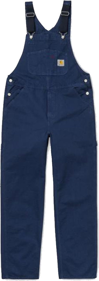  Carhartt Wip Salopette Bib Overall Blue Uomo