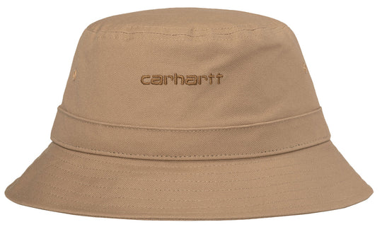  Carhartt Wip Cappello Script Bucket Hat Nomad Hamilton Brown Special_unisex Marrone