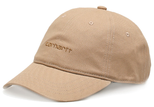  Carhartt Wip Cappello Canvas Script Cap Nomad Hamilton Brown Uomo Marrone