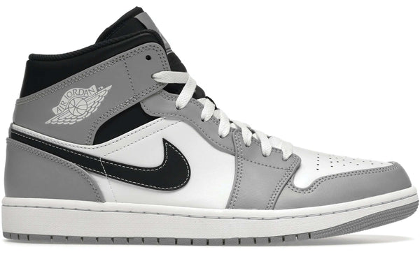 Jordan 1 Mid shoes Light Smoke Grey Anthracite