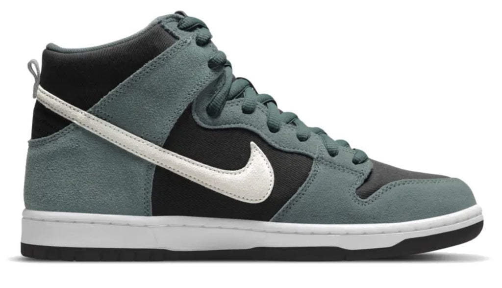  Nike Sb Dunk High Shoes Pro Mineral Slate Suede Verde Uomo - 1
