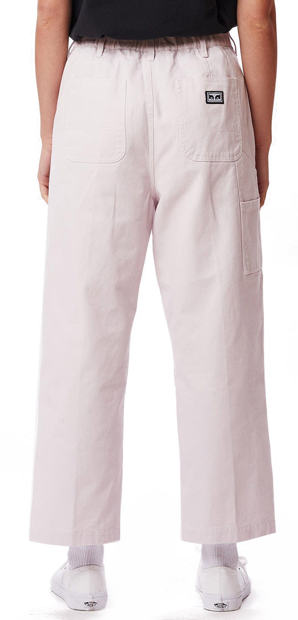 Obey pantaloni Brighton Carpenter Pant purple paste