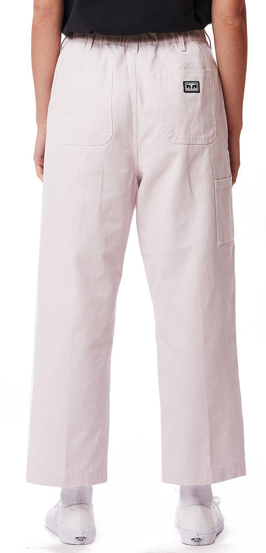  Obey Pantaloni Brighton Carpenter Pant Purple Paste Donna Rosa