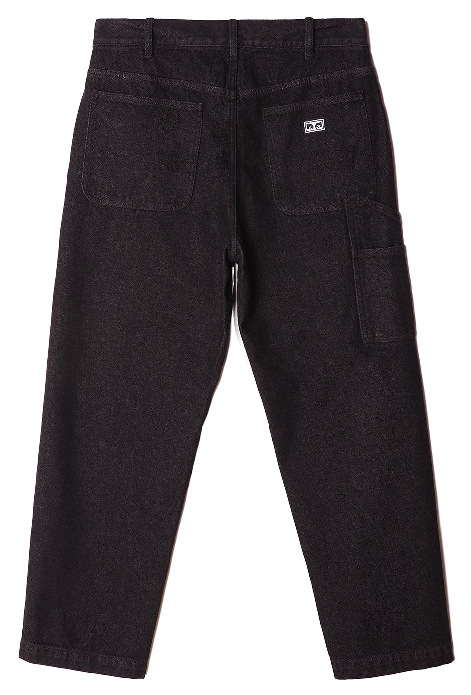  Obey Pantaloni Jeans Hardworker Carpenter Denim Black Nero Uomo - 3
