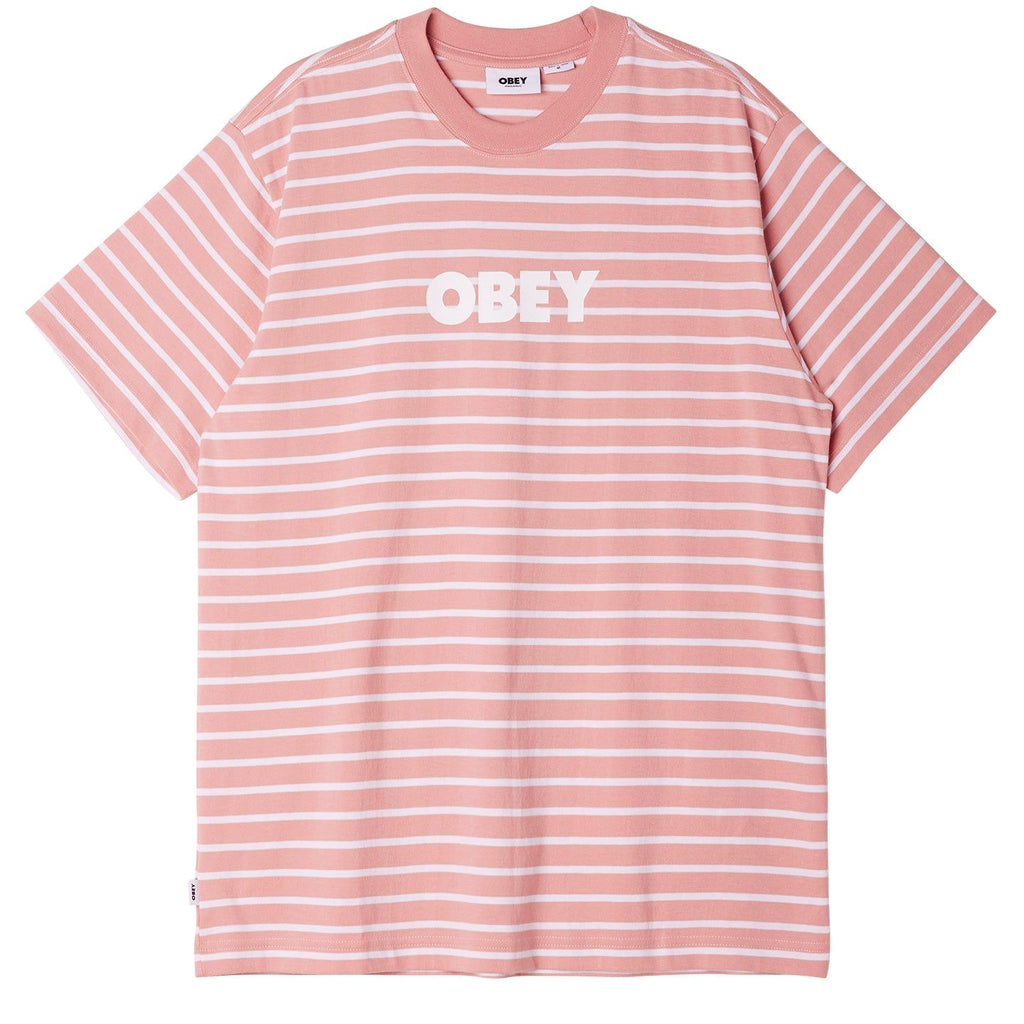  Obey T-shirt Bold Times Tee Ss Pink Amethyst Rosa Uomo - 1