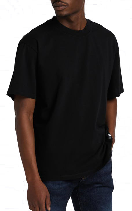  Edwin T-shirt Oversize Basic Tee Black Uomo Nero