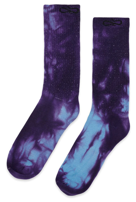  Propaganda Calze Classic Logo Socks Tie Dye Violet Uomo Viola