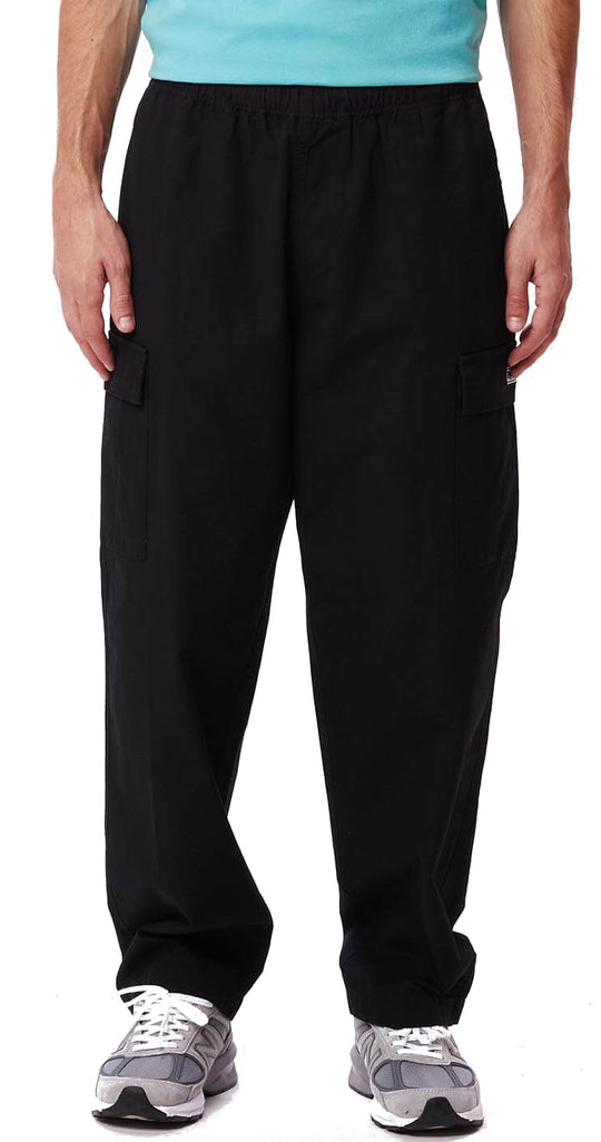 Obey Pantaloni Easy Ripstop Cargo Pant Black Uomo Nero