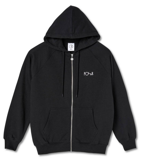  Polar Skate Co. Felpa Default Zip Hoodie Black Uomo Nero