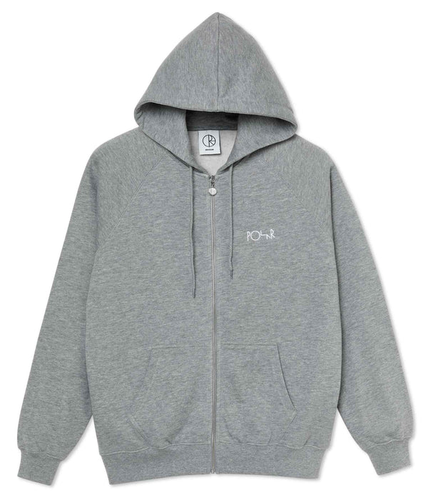 Polar Skate Co. felpa Default Zip Hoodie heather grey