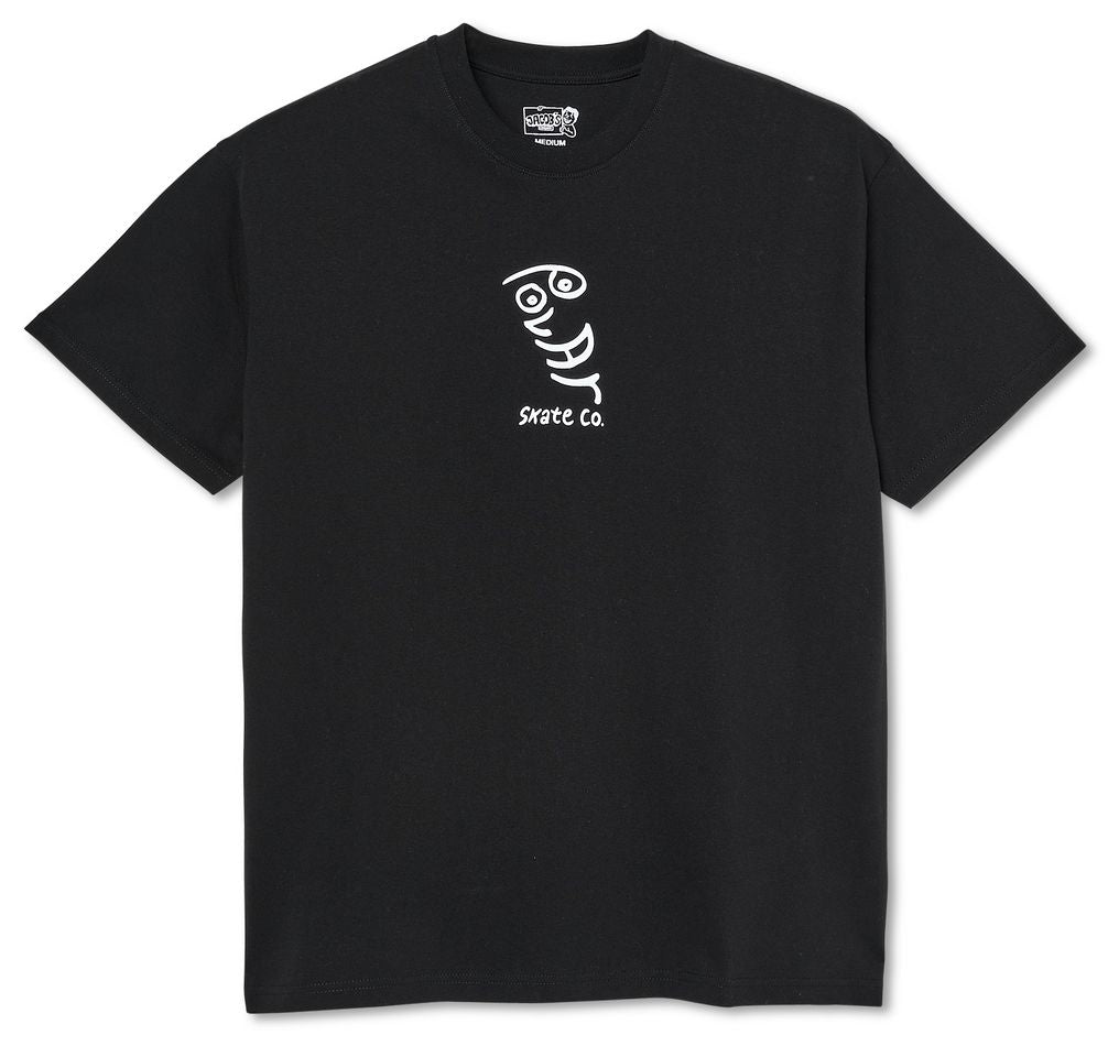  Polar Skate Co. T-shirt Polar Face Tee Black Nero Uomo - 1
