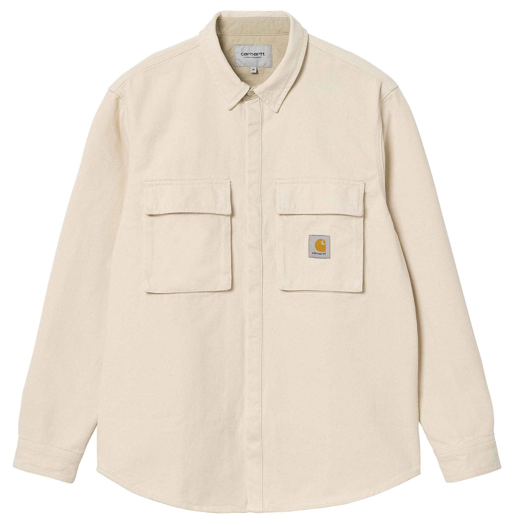 Carhartt Wip Giacca Monterey Shirt Jacket Natural Stone Washed Beige Uomo - 1