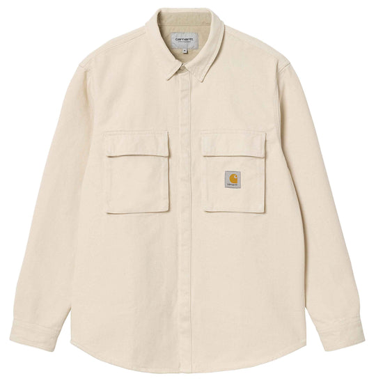  Carhartt Wip Giacca Monterey Shirt Jacket Natural Stone Washed Uomo Beige