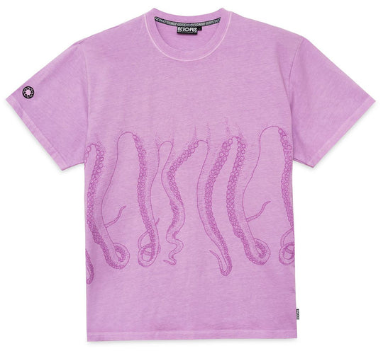  Octopus T-shirt Dyed Tee Quarzo Uomo Rosa
