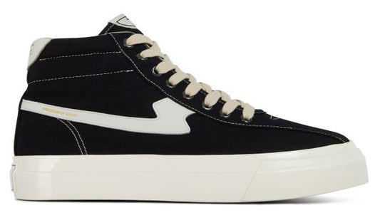  Stepney Workers Club Scarpe Varden S-strike Canvas Black White Uomo Nero