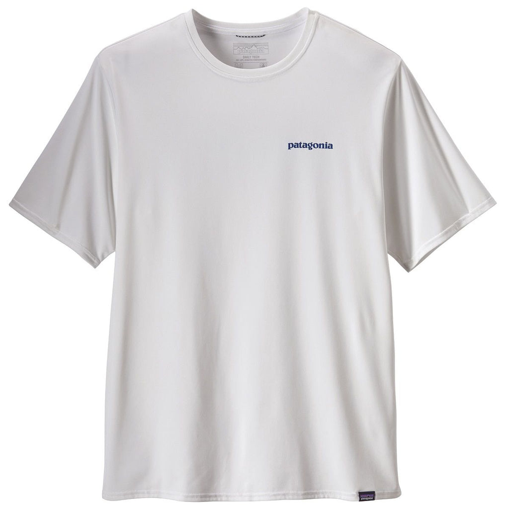 Patagonia T-shirt M's Cap Cool Daily Graphic Shirt White Bianco Uomo - 2