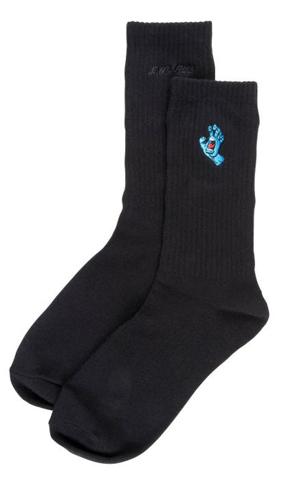  Santa Cruz Calze Screaming Mini Hand Black Uomo Nero