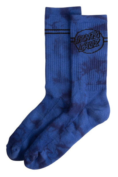  Santa Cruz Calze Opus Dot Stripes Royal Cloud Dye Uomo Blue