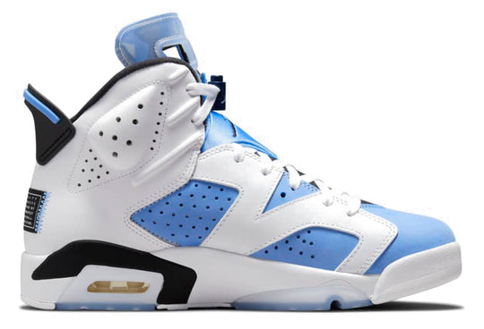  Jordan 6 Retro Unc Shoes White Uomo Blue
