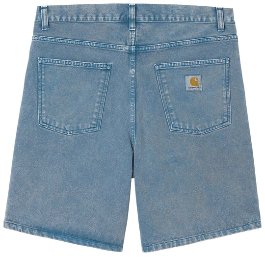  Carhartt Wip Short Newel Icy Water Worn Washed Uomo Blue
